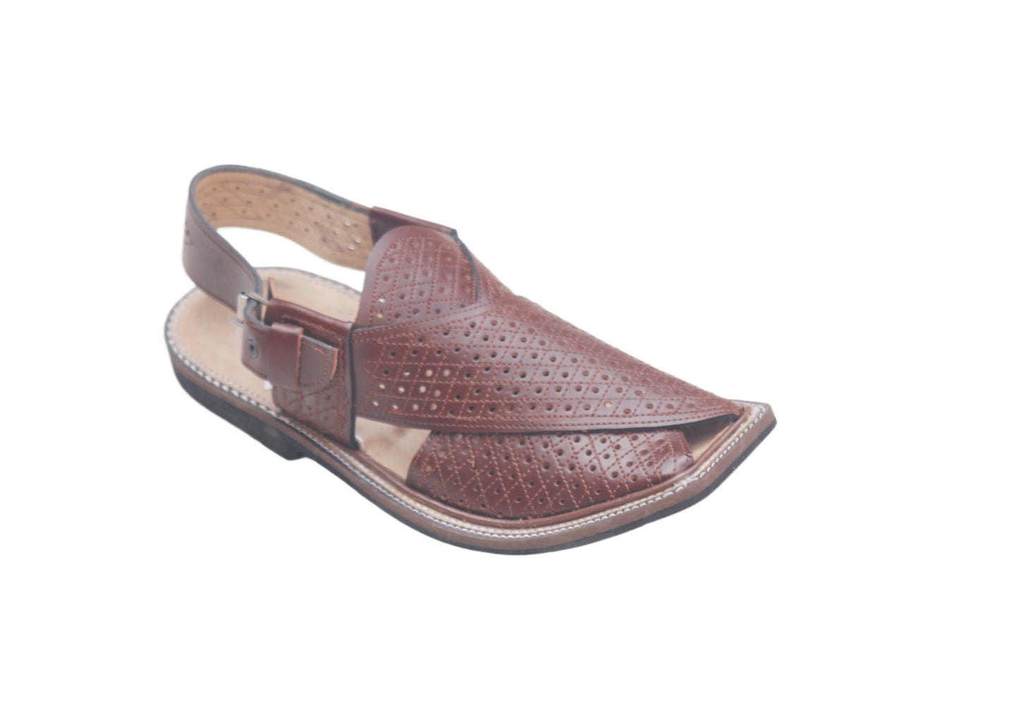 Charsada Chappal / Sandal – Gents-Jale – Genuine Leather –Mustered Rg 311