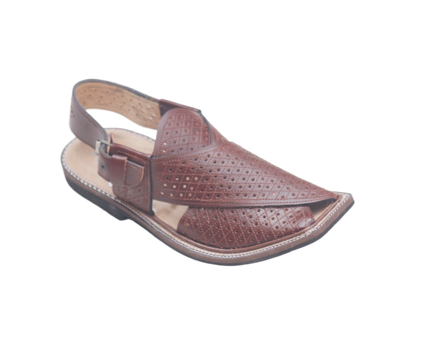 Charsada Chappal / Sandal – Gents-Jale – Genuine Leather –Mustered Rg 311