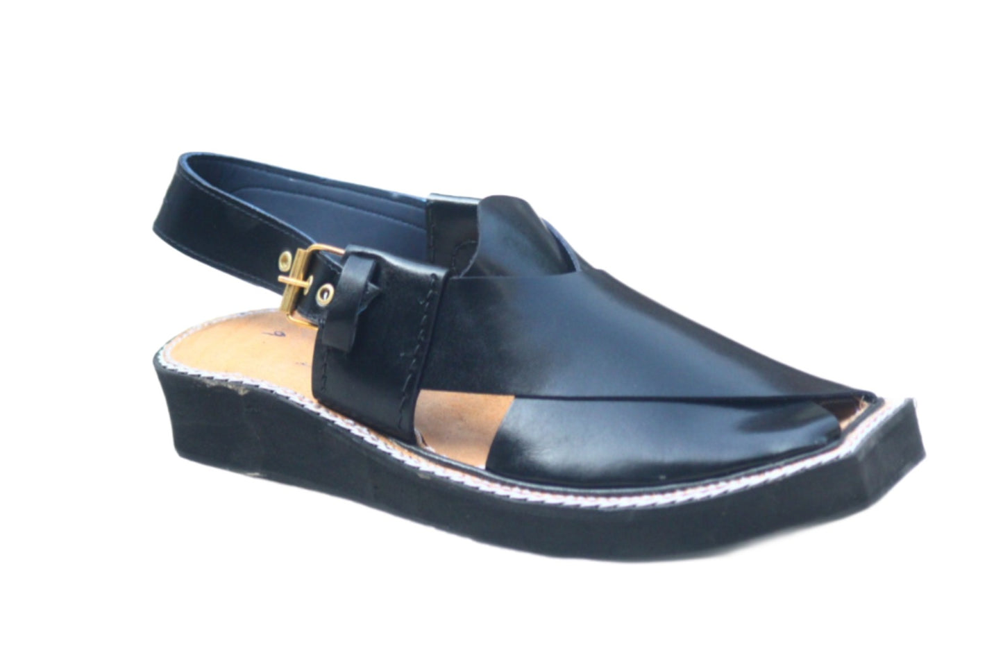 Captaan Chappal / Sandal – Gents – Genuine Leather – Black