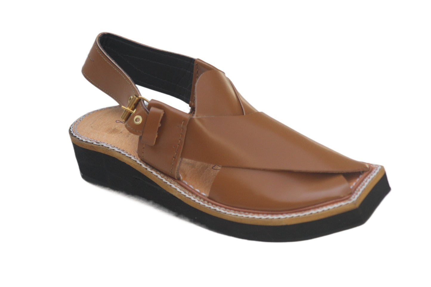 Captaan Chappal / Sandal – Gents – Genuine Leather – YELLOW