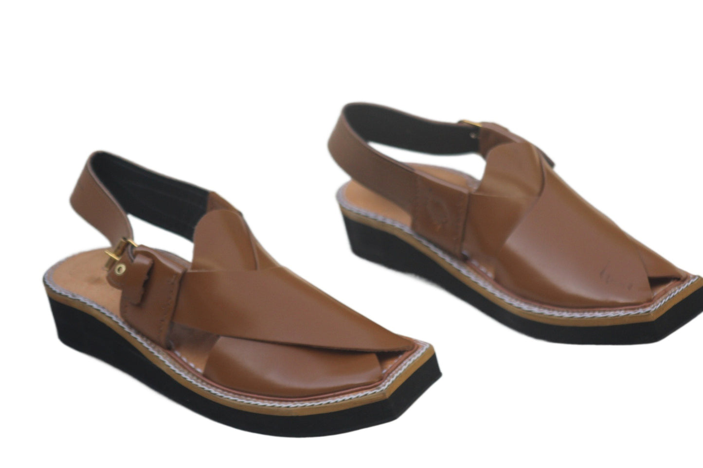 Captaan Chappal / Sandal – Gents – Genuine Leather – YELLOW