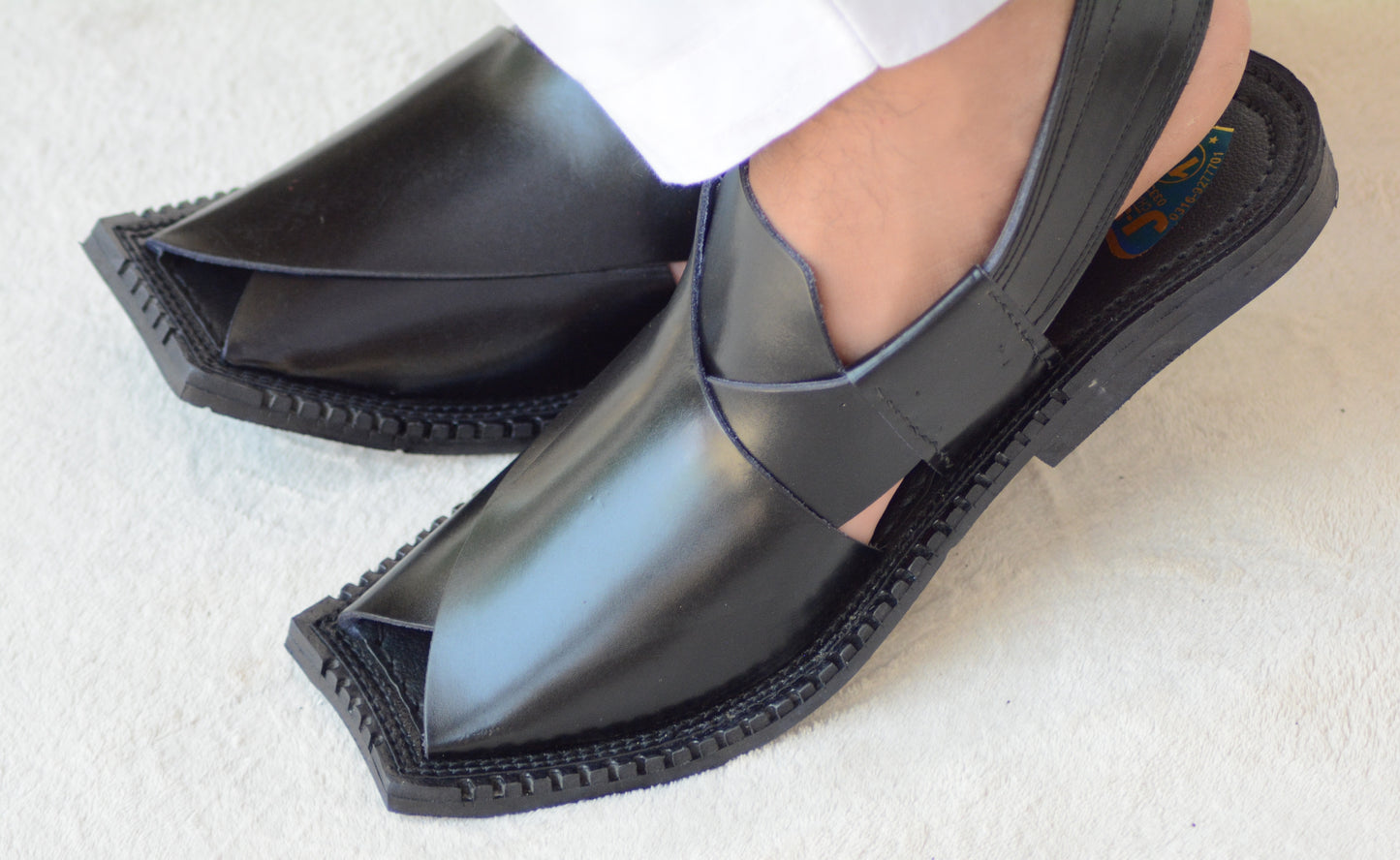 New Peshawari Kingra Chapal Black