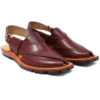 Norozi Chapals Mustered coloure Galma Leather  Rg211