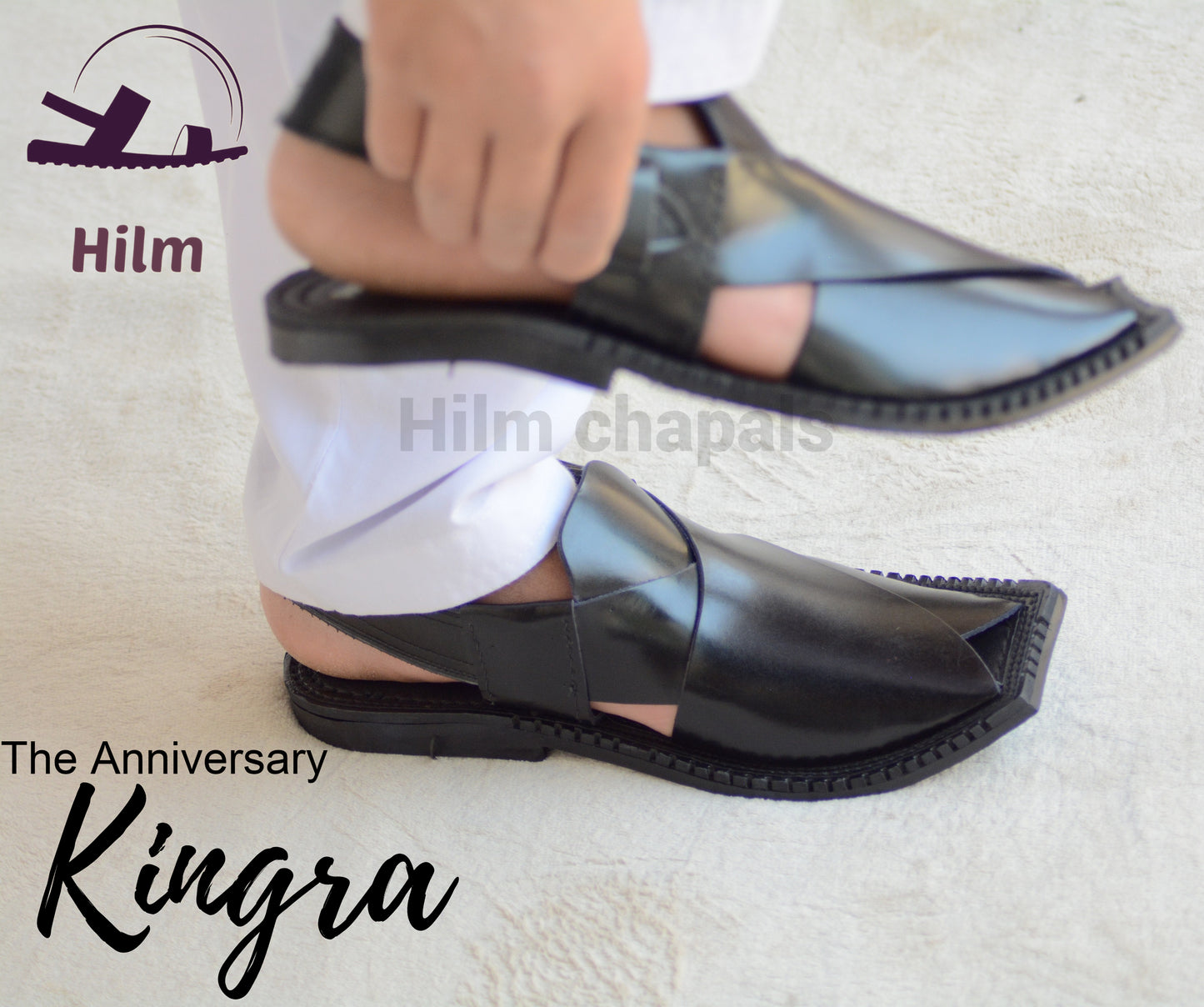 New Peshawari Kingra Chapal Black